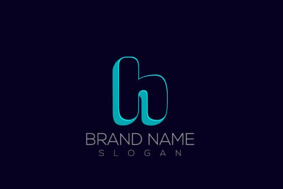 3D H Logo Vector: Modern Design for Your Brand