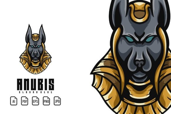Anubis Mascot Logo: A Bold Design Template for Creators