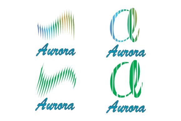 Aurora Logo: A Modern Typeface for Elegant Branding