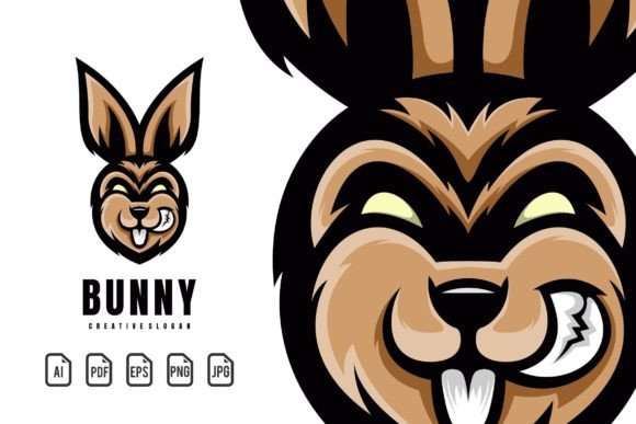 Bunny Mascot Logo: A Versatile Vector Template