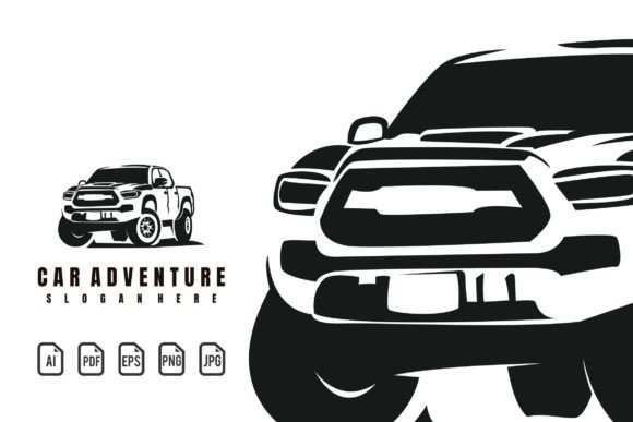 Car Adventure Logo: Dynamic Design Template