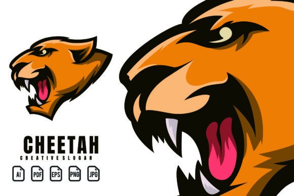 Cheetah Mascot Logo: Dynamic Design for Your Brand
