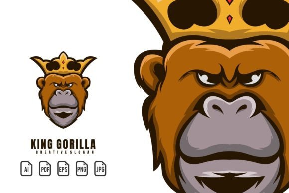 King Gorilla Mascot Logo: Unleash Your Brand's Power