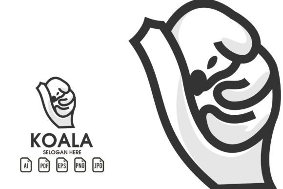 Koala Logo Template: Editable Vector Design for Your Needs