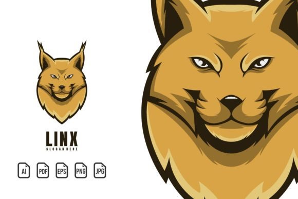 Linx Mascot Logo: Dynamic Vector Template for Creators