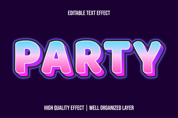 Modern Text Effect Style for Illustrator