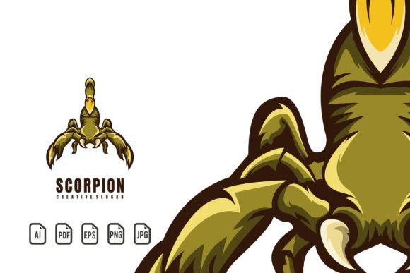 Scorpion Mascot Logo: Bold Vector Design for Your Projects