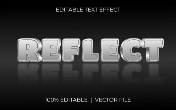 Text Effect Design with the Reflect Word: A Stylish Choice